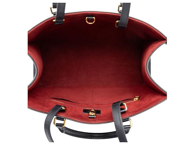 Louis Vuitton Black Bicolor Monogram Empreinte Giant Onthego MM - vista 4