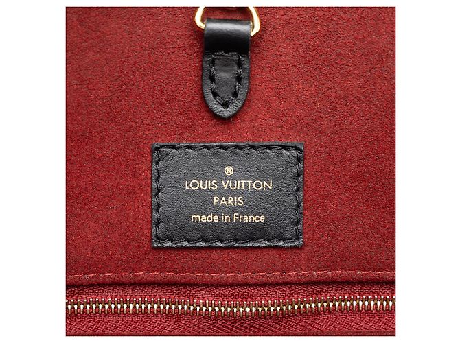 Louis Vuitton Black Bicolor Monogram Empreinte Giant Onthego MM - vista 5