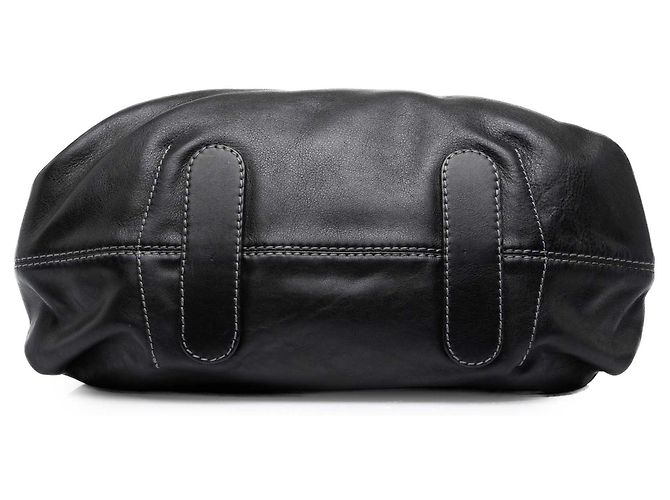 Borsa a tracolla Anagram LOEWE in pelle nera - vista 3