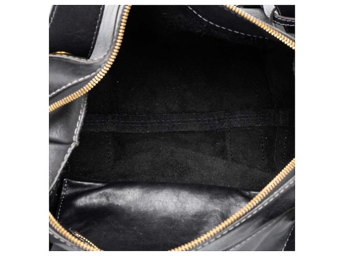 Borsa a tracolla Anagram LOEWE in pelle nera - vista 4