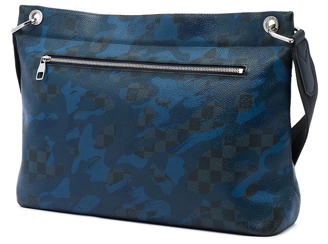 Borsa a tracolla Louis Vuitton Black Damier Cobalt Camouflage Hunter - vista 2