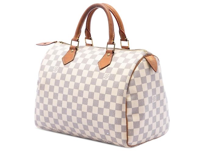 Louis Vuitton White Damier Azur Speedy 30 - vista 2