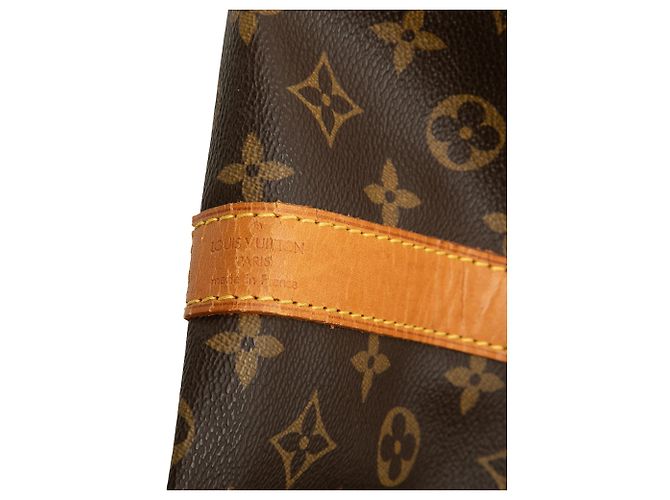 Louis Vuitton Brown Monogram Keepall Bandouliere 55 - vista 5