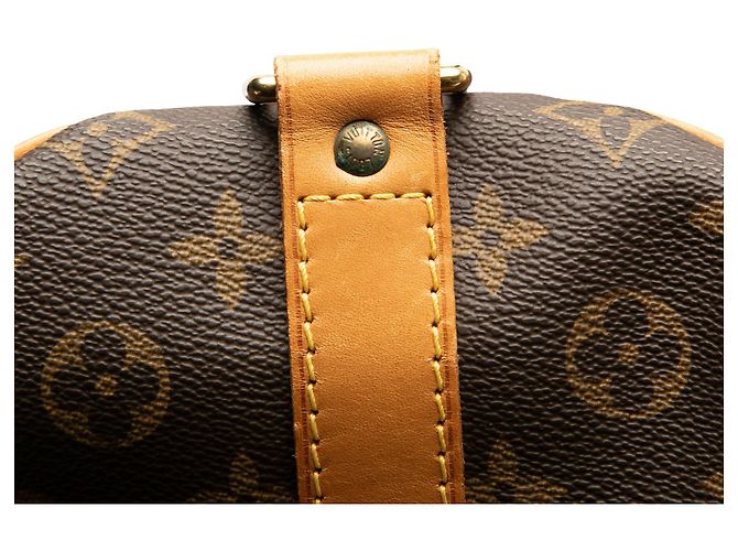 Louis Vuitton Brown Monogram Keepall Bandouliere 55 - vista 6
