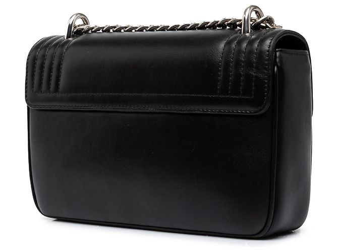 Borsa a tracolla Prada Diagramme con patta in nappa nera - vista 2