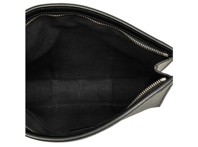 Clutch Gucci Black GG Supreme Web - vista 4