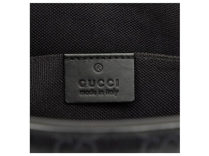 Clutch Gucci Black GG Supreme Web - vista 5