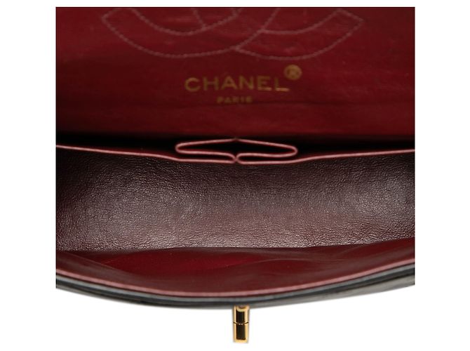 Chanel Black Small CC Quilted Lambskin Double Flap - vista 4