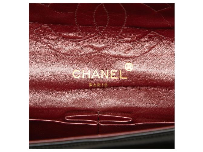 Chanel Black Small CC Quilted Lambskin Double Flap - vista 5