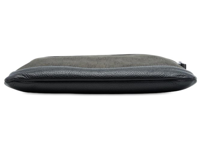 Borsa a tracolla Gucci in denim GG nero - vista 3