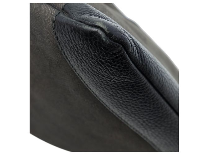 Borsa a tracolla Gucci in denim GG nero - vista 6