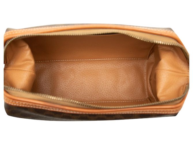 Céline Clutch Celine Brown Macadam Coated Canvas - vista 4