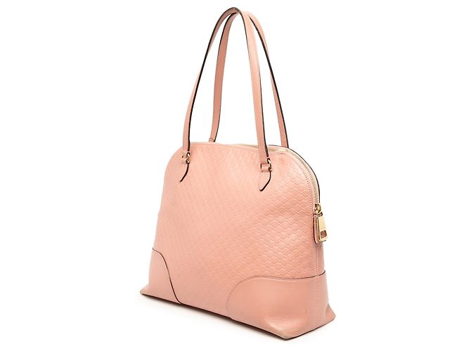 Borsa Gucci Pink Microguccissima Bree Dome Tote - vista 2