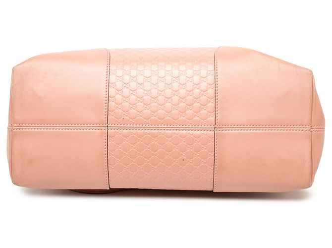 Borsa Gucci Pink Microguccissima Bree Dome Tote - vista 3