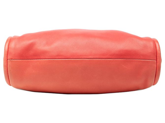 Borsa Hobo Chanel Red Small CC Lambskin Ultimate Soft - vista 3