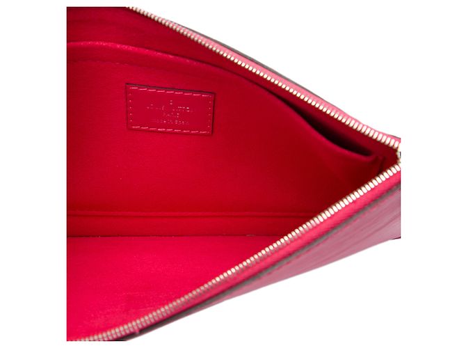 Pouch Louis Vuitton Red Epi Neverfull - vista 4