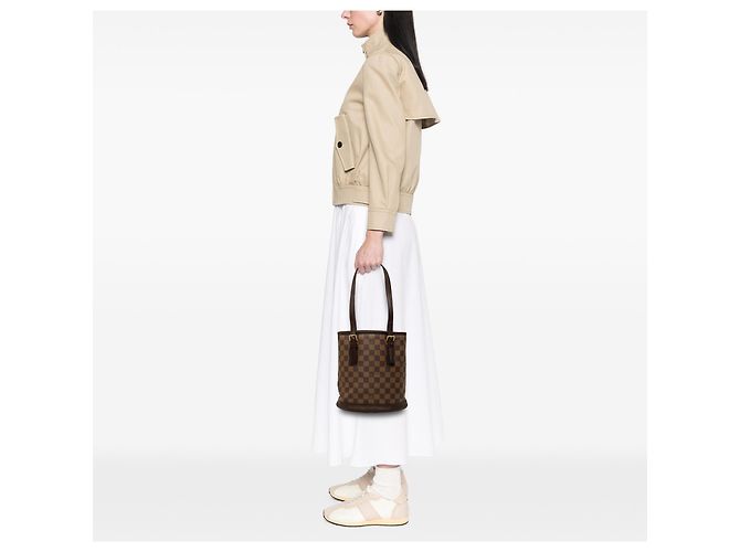 Louis Vuitton Brown Damier Ebene Marais - vista 6