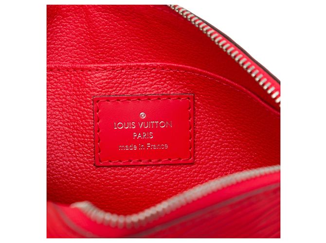 Necessaire Louis Vuitton Red Epi - vista 5