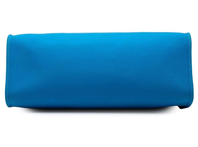 Hermès Blue Toile Herbag Zip 39 - vista 3