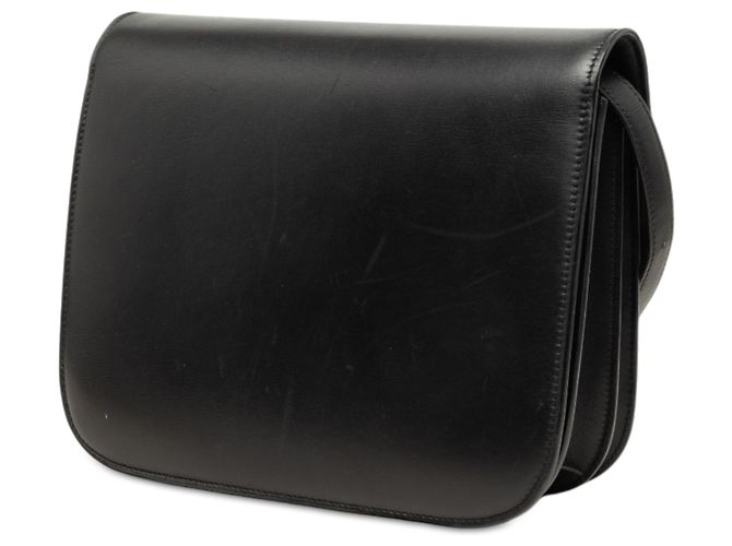 Céline Celine Black Medium Calfskin Classic Box - vista 2