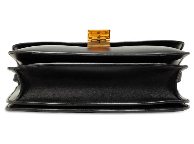 Céline Celine Black Medium Calfskin Classic Box - vista 3