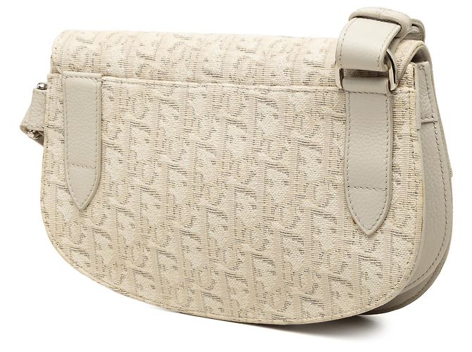 Borsa Messenger Saddle Dior in tela Oblique marrone - vista 2