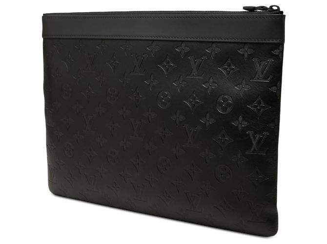 Louis Vuitton Black Monogram Shadow Discovery Pochette - vista 2