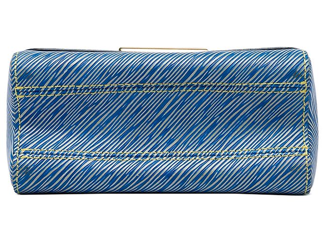 Louis Vuitton Blue Epi Denim Twist MM - vista 3