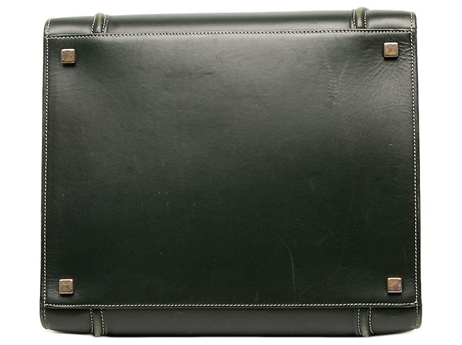 Céline Celine Phantom Luggage Tote Medium in pelle di vitello liscia nera - vista 3