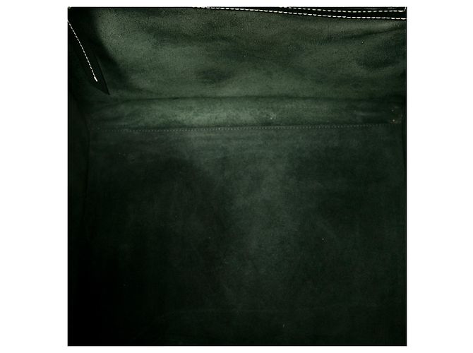 Céline Celine Phantom Luggage Tote Medium in pelle di vitello liscia nera - vista 4