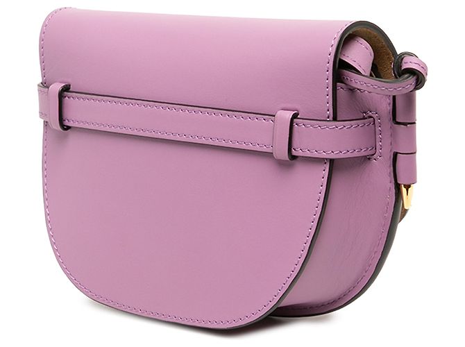 Borsa Gate Dual Mini in vitello morbido viola LOEWE - vista 2