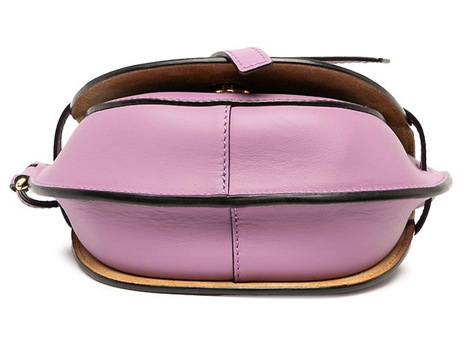 Borsa Gate Dual Mini in vitello morbido viola LOEWE - vista 3