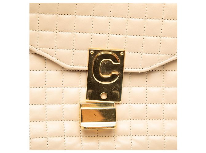 Céline Celine C Bag Medium gestepptes Kalbsleder Braun - Ansicht 6