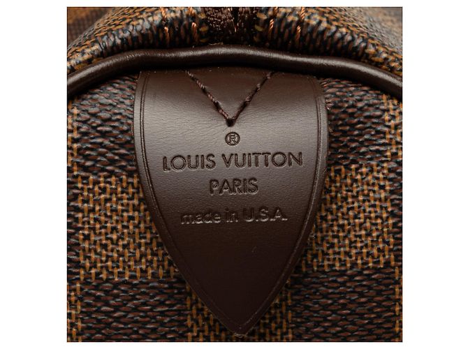 Louis Vuitton Brown Damier Ebene Speedy 25 - vista 5
