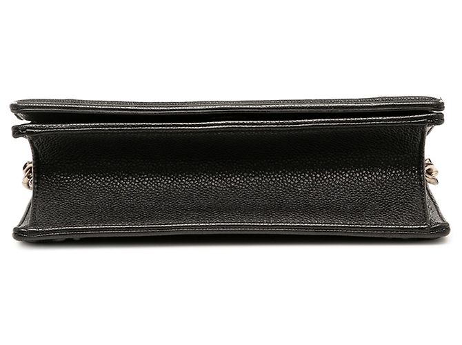 Dior Diorama Flap in pelle di vitello martellata nera Medium - vista 3