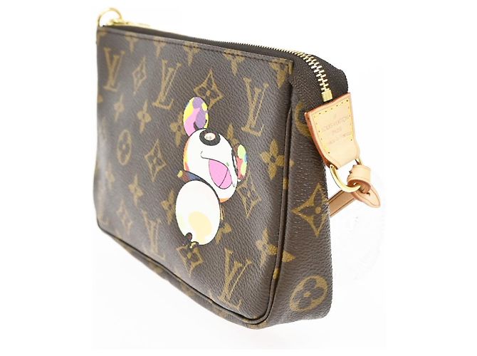 Louis Vuitton Pochette Accessoires Limited Edition Monogram Murakami Panda - vista 3