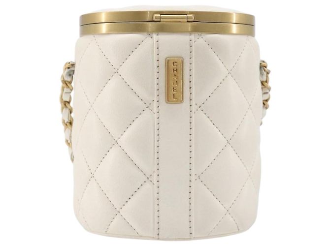 Chanel Crown Box Vanity Quilted Lambskin Small - vista 2