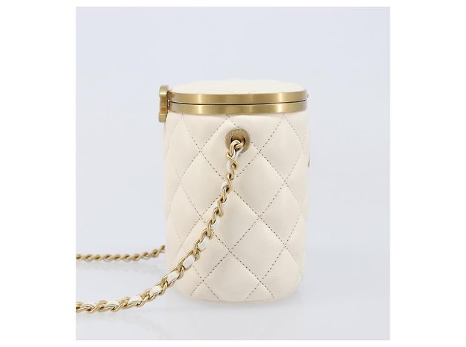 Chanel Crown Box Vanity Quilted Lambskin Small - vista 3