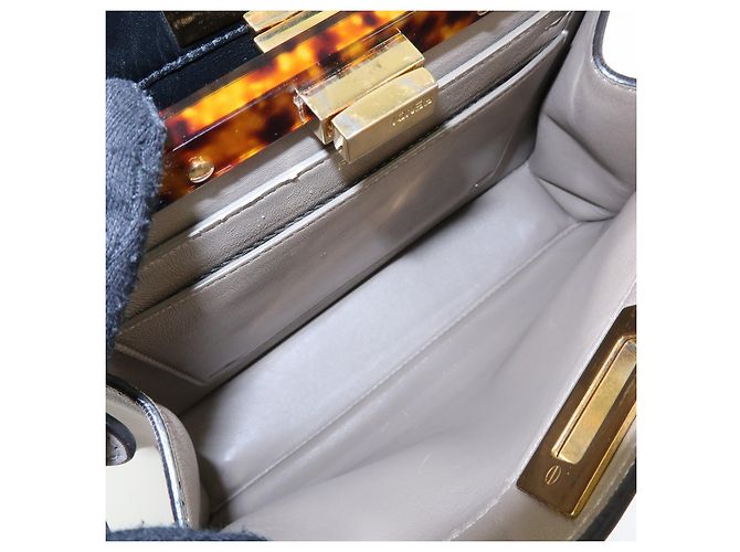 Fendi Peekaboo ISeeU Leather Small - vista 5