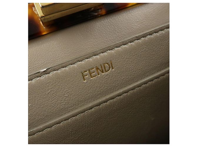 Fendi Peekaboo ISeeU Leather Small - vista 6
