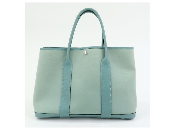 Hermès Hermes Garden Party Toile and Leather 39 - vista 2