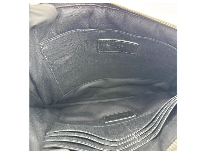 Autre Marque Saint Laurent Classic Monogram Zip Leather Large - vista 5