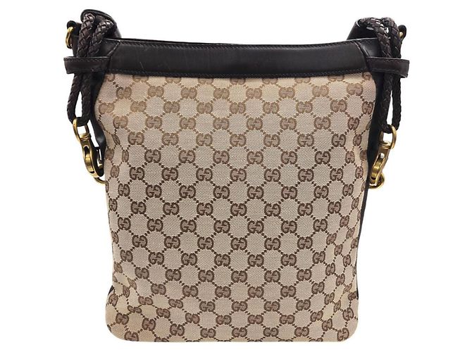 Borsa a Tracolla Gucci GG Canvas - vista 2