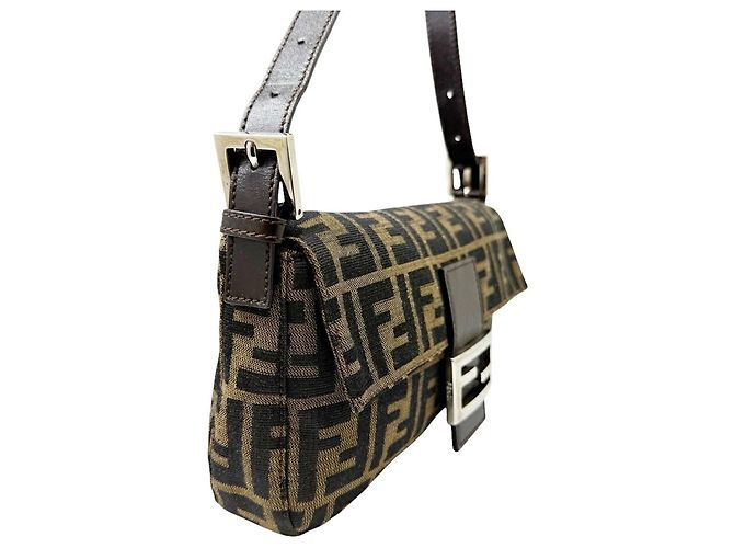 Borsa Fendi Mamma Bucket Zucca - vista 4