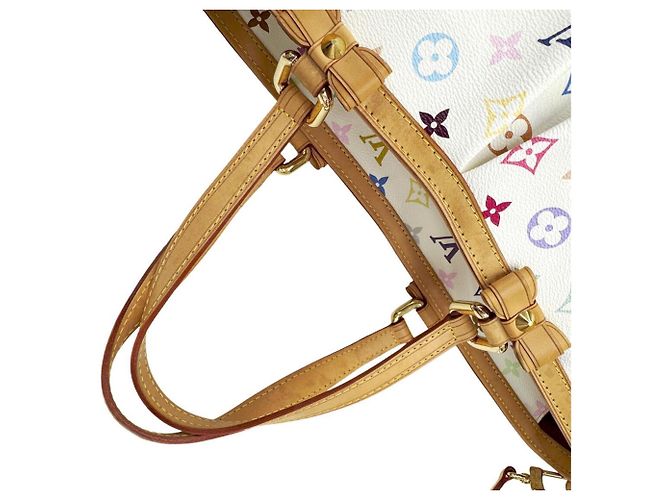 Borsa a tracolla Louis Vuitton Charlene Monogram Multicolor Blanc - vista 10