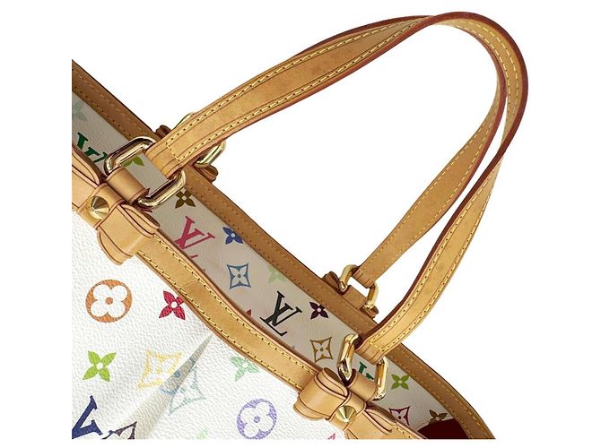 Borsa a tracolla Louis Vuitton Charlene Monogram Multicolor Blanc - vista 11