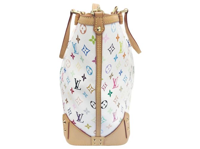 Borsa a tracolla Louis Vuitton Charlene Monogram Multicolor Blanc - vista 4