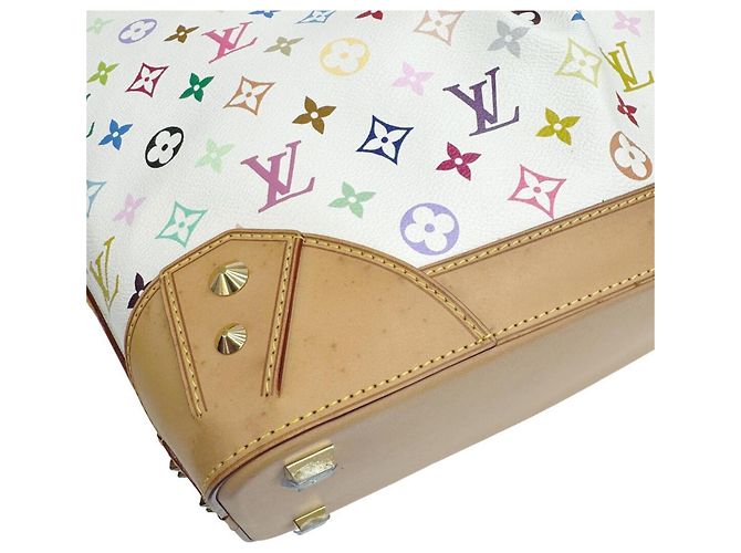 Borsa a tracolla Louis Vuitton Charlene Monogram Multicolor Blanc - vista 6