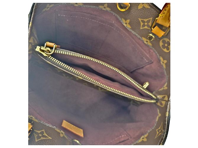 Borsa a tracolla Louis Vuitton Montaigne BB Monogram - vista 12