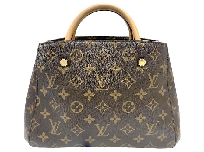 Borsa a tracolla Louis Vuitton Montaigne BB Monogram - vista 2